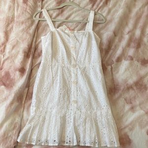 White Alexis lace dress